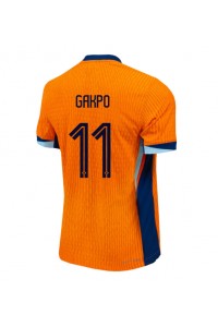 Nederland Cody Gakpo #11 Voetbaltruitje Thuis tenue EK 2024 Korte Mouw